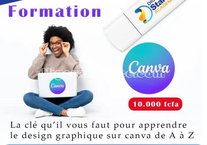FORMATION CANVA SUR CLÉ USB | Niger annonce