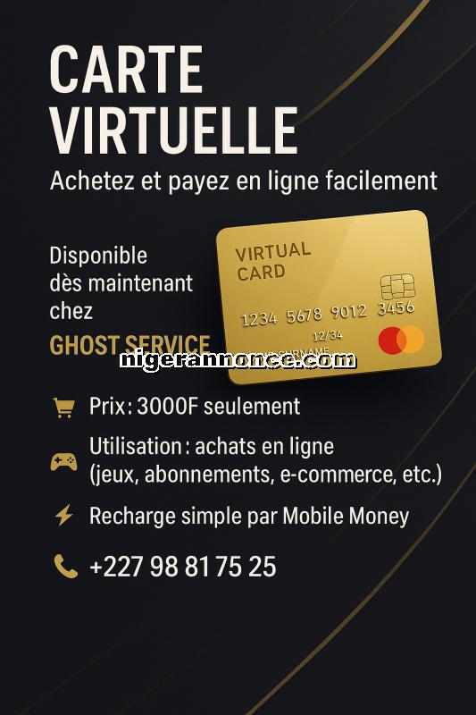 carte virtuelle | Niger annonce