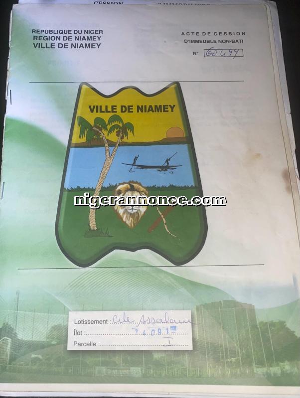 Terrain a vendre - Niamey