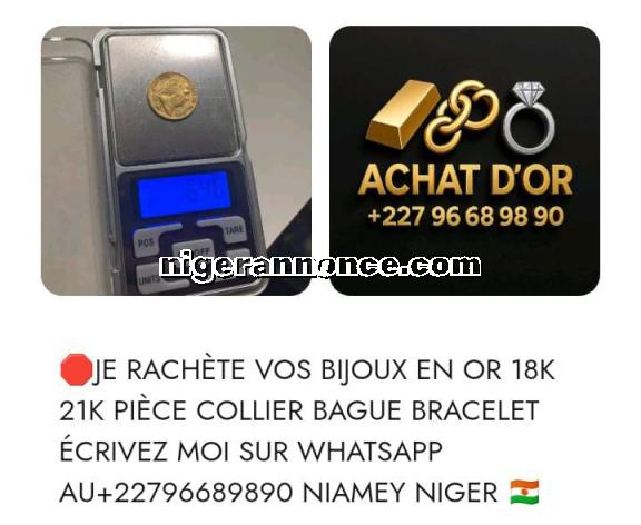 JE RACHÈTE VOS BIJOUX EN OR 18K 21K | Niger annonce