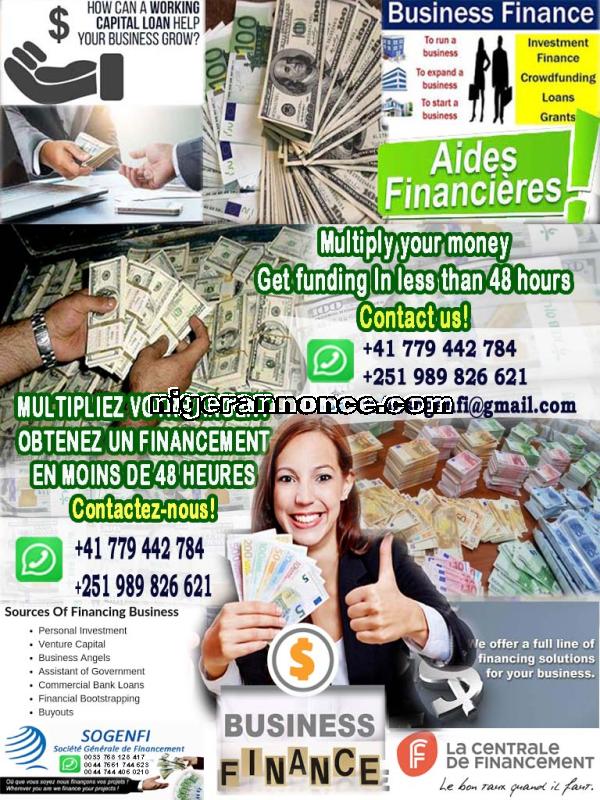 OPPORTUNITÉ FINANCIÈRE A SAISIR ! - Niamey