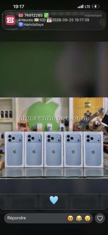IPHONE 18 PRO ET PRO  MAX 256G,512G ET 1TB (1TERA)