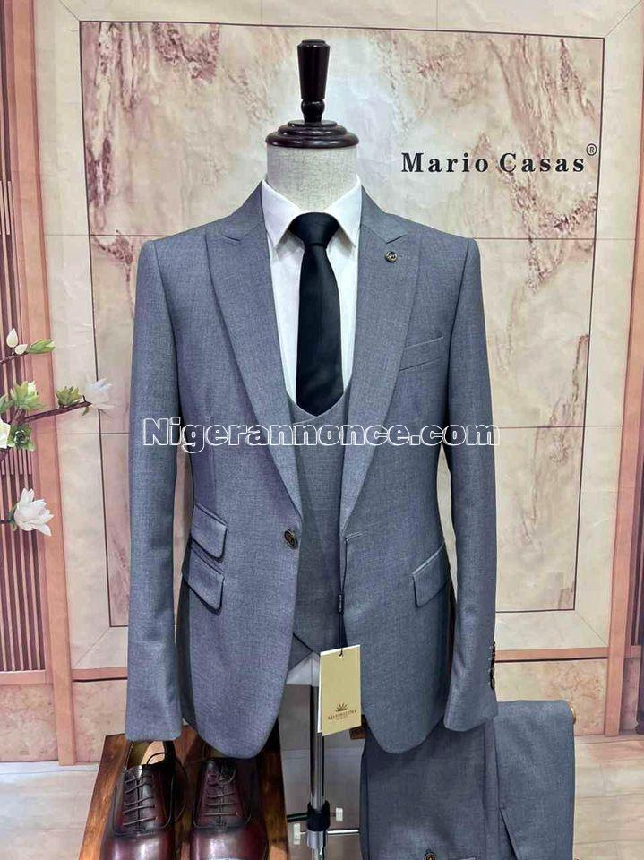 Veste 3 Pièces, Gris clair | Niger annonce