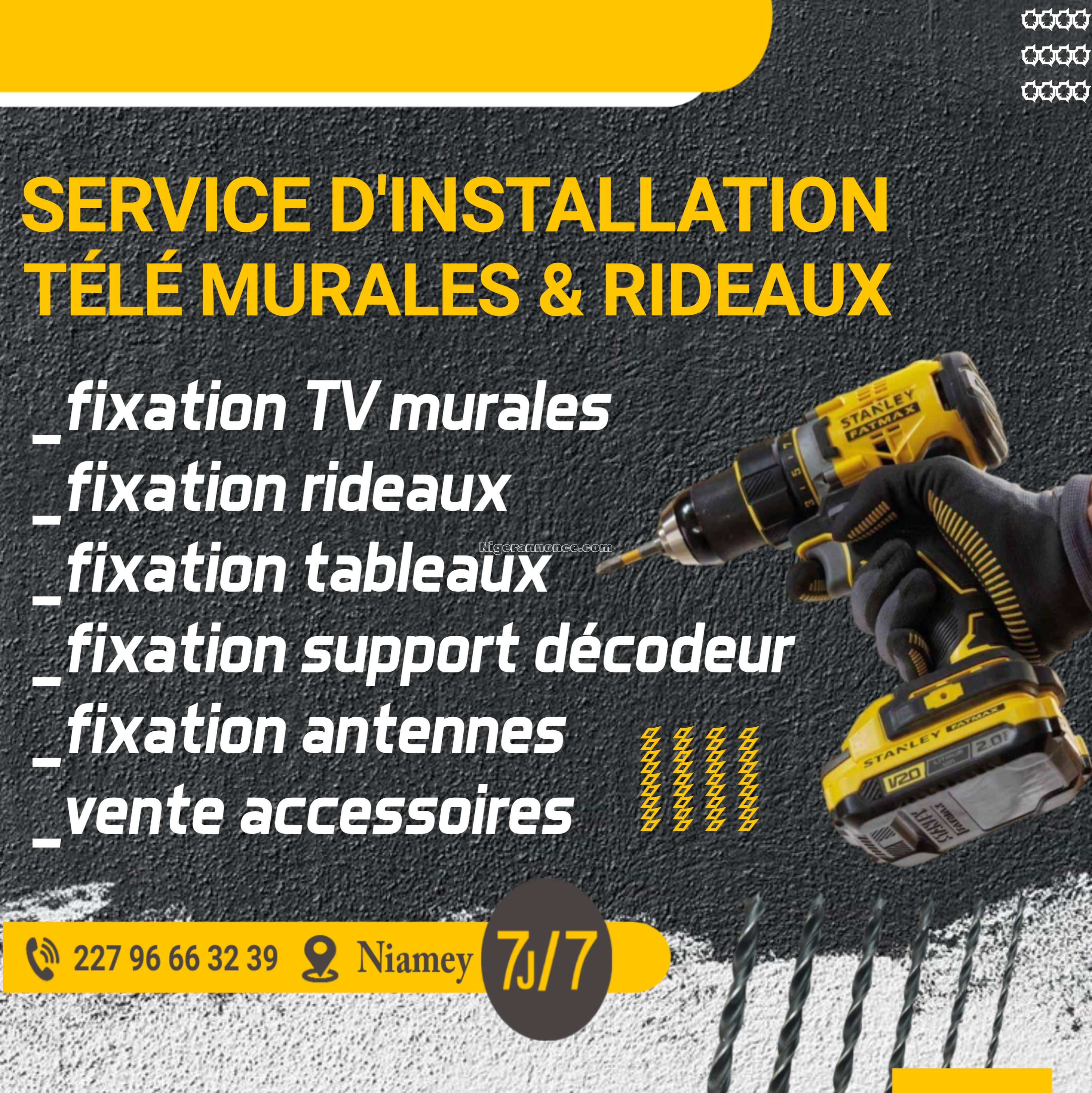 Technicien Antennes Parabolique - Niamey