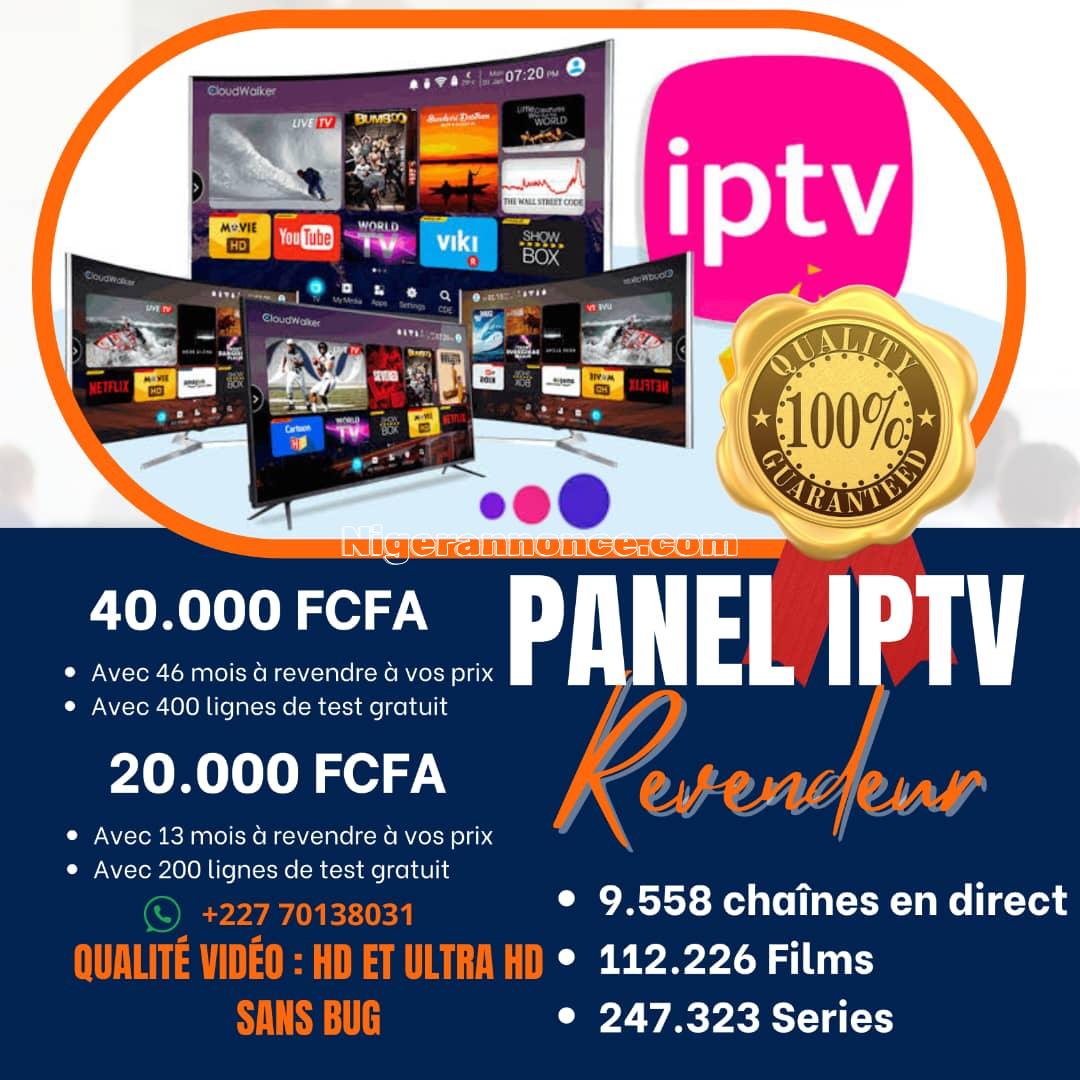 PANEL REVENDEUR IPTV - Niamey