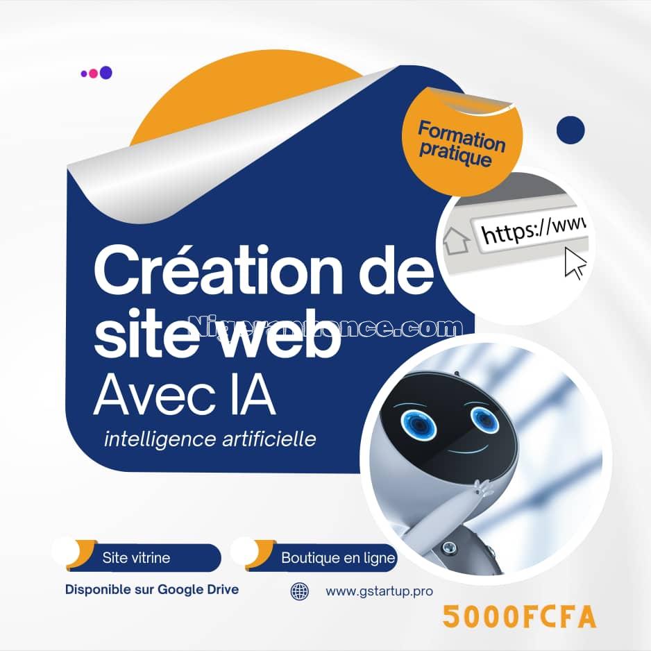 FORMATION CRÉATION DE SITE AVEC IA - Niamey