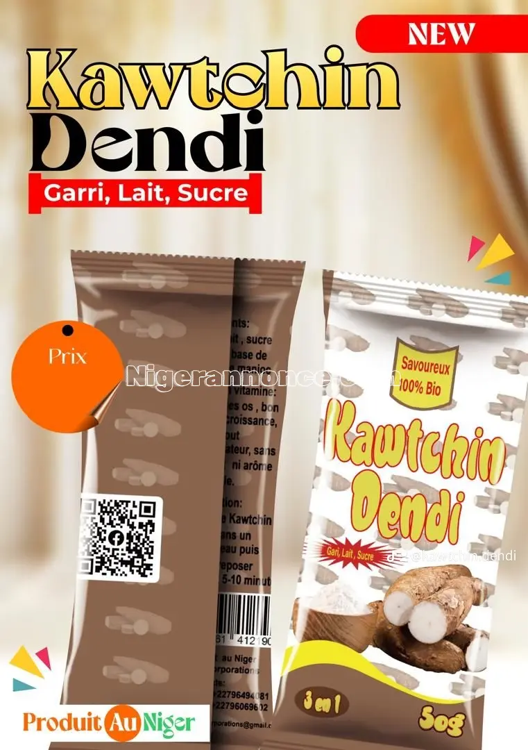 Kawtchin Dendi gari lait plus sucre - Niamey