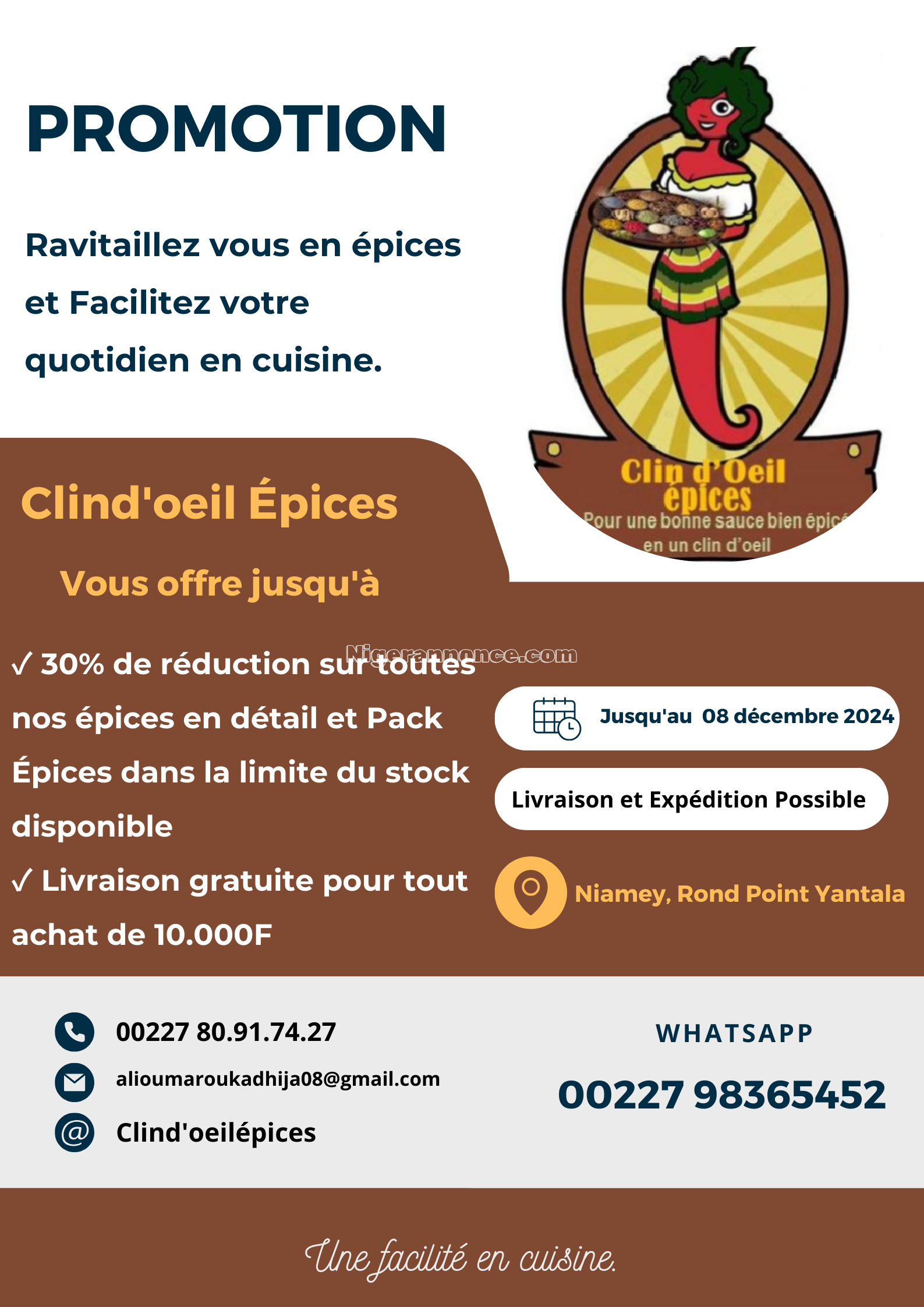 Épices naturelles - Niamey