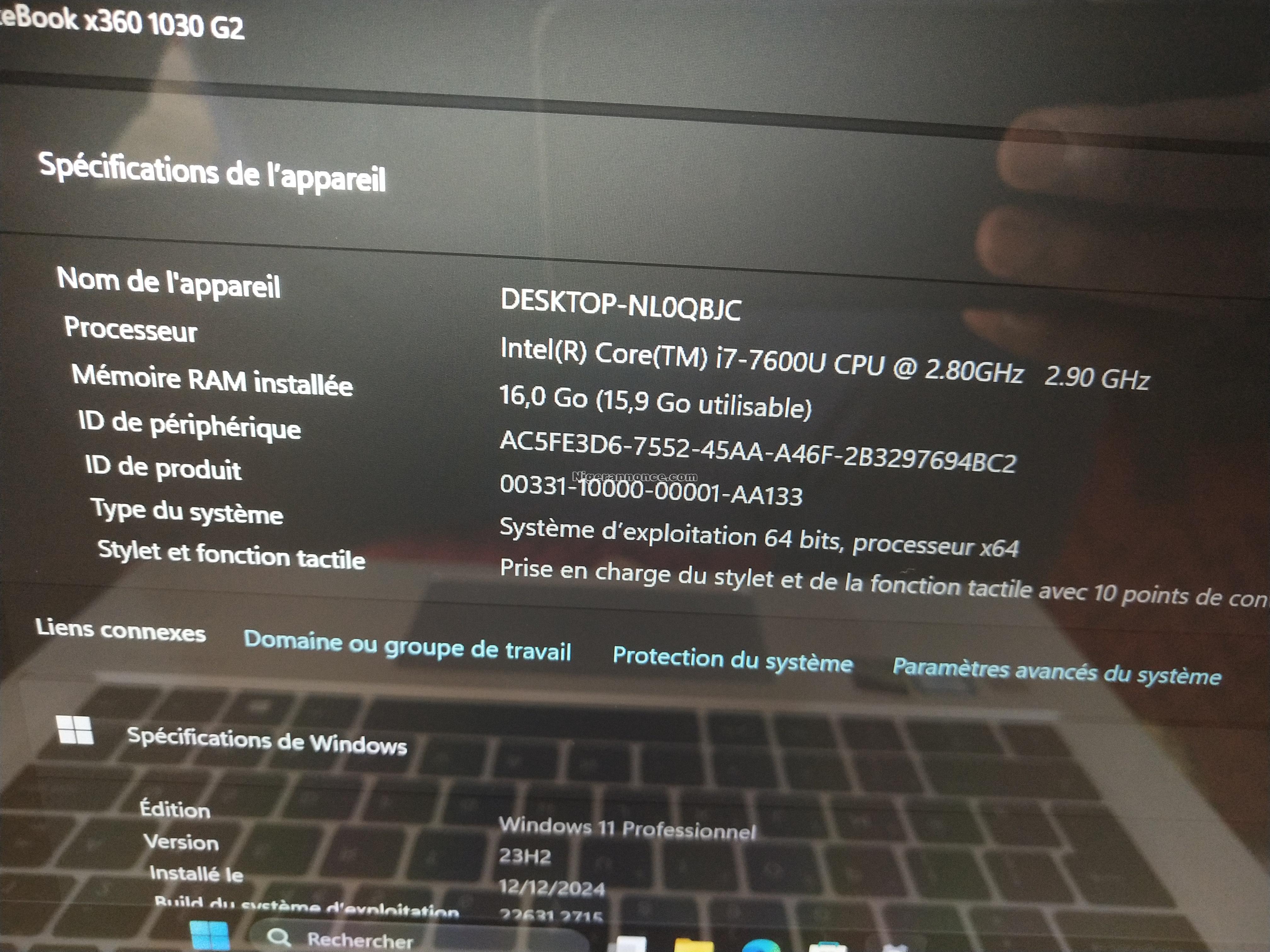 Ordinateur HP G2 - Niamey