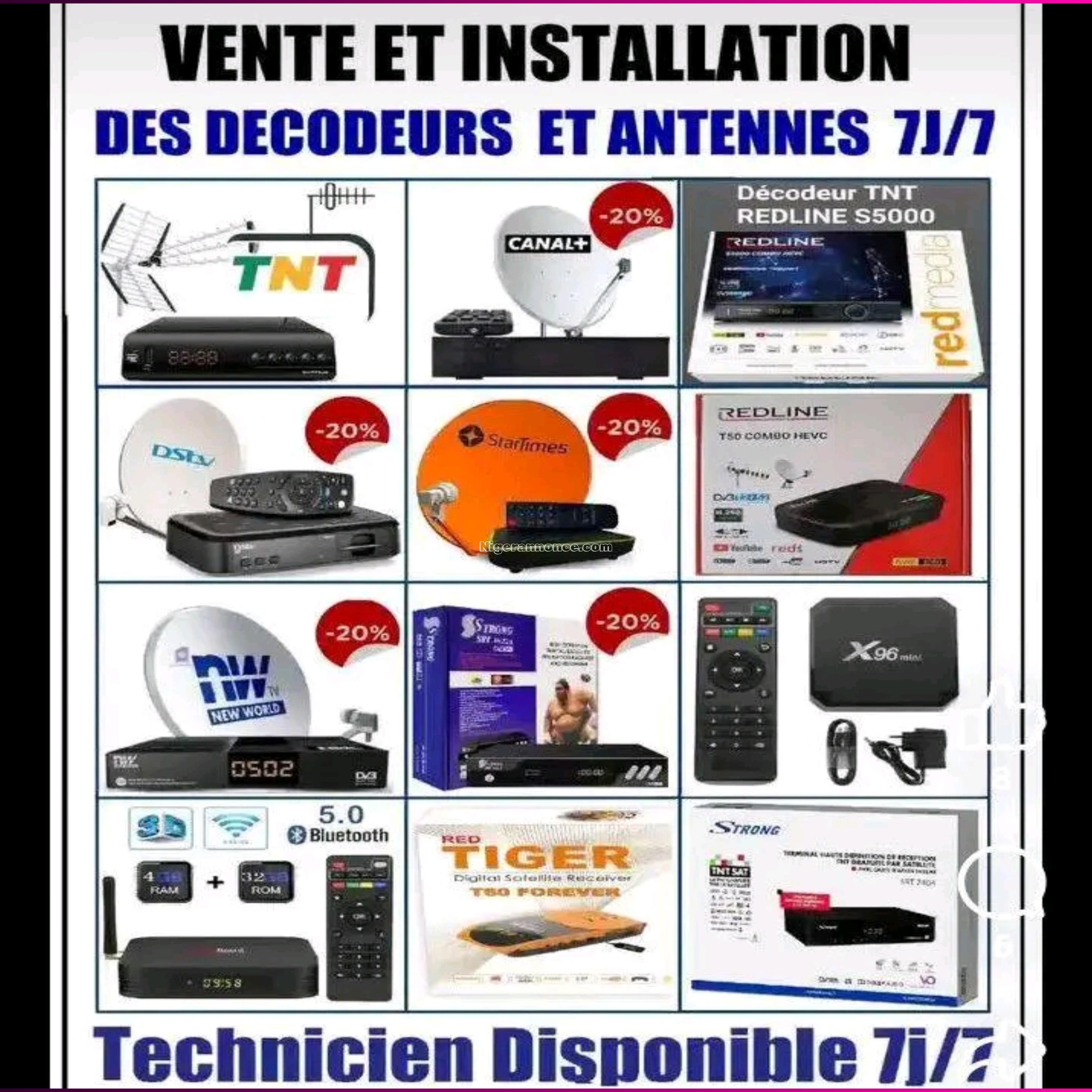 Technicien Antenne Parabolique | Niger annonce