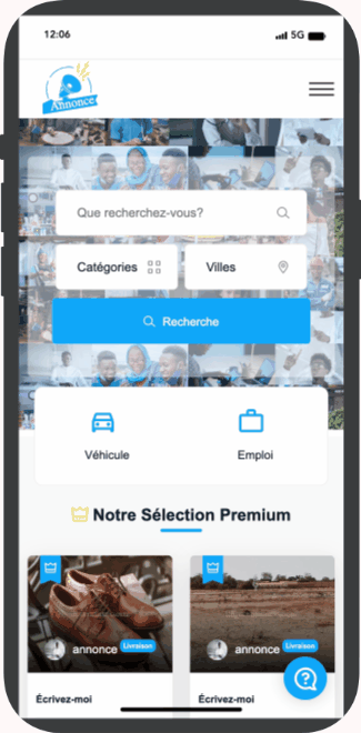 mobile ajouter annonce